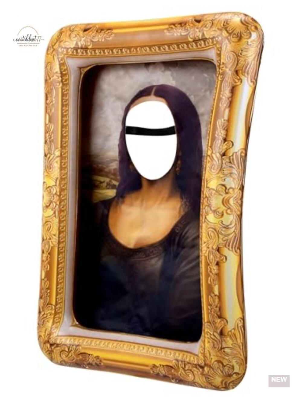 Inflatable Renaissance Frame Costume Adult Polyester Humor Party - Picture 4 of 6
